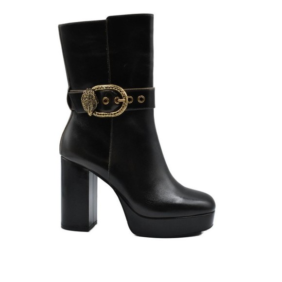 Kurt Geiger Shoes - Kurt Geiger Brown Flat Shoes With Decorative Buckle And Platform Sole - NWT